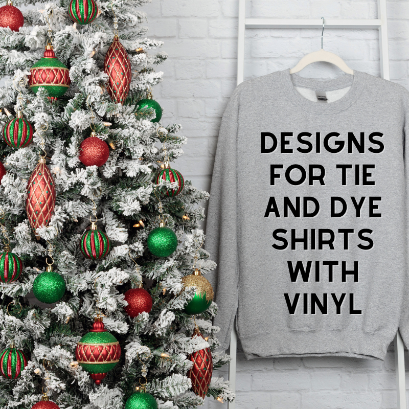Different Ways To Make Designs For Tie And Dye Shirts With Vinyl