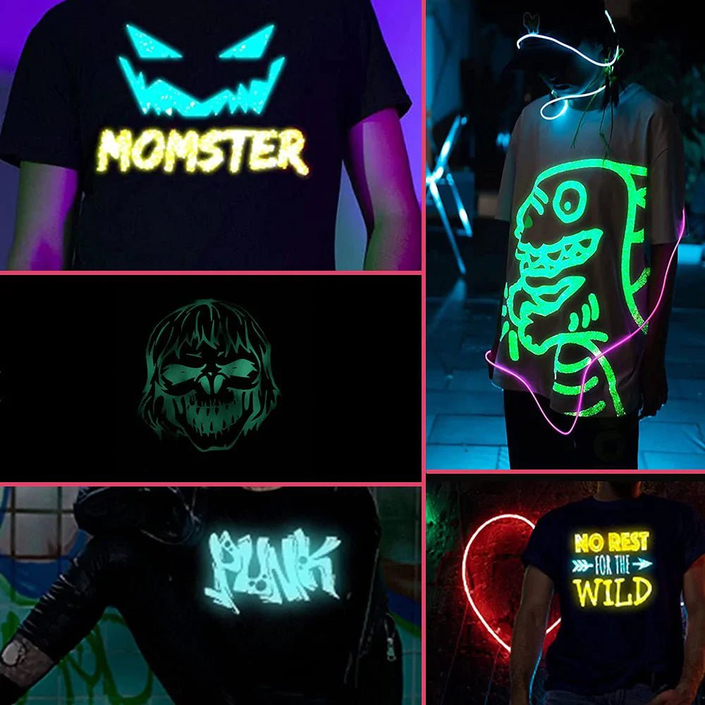 Glow in the Dark Party Ideas Outside - Ahijoy